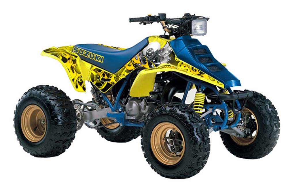 Suzuki LT 250 / 250 R ATV Graphic Kit - 1985-1992 Motorhead Yellow