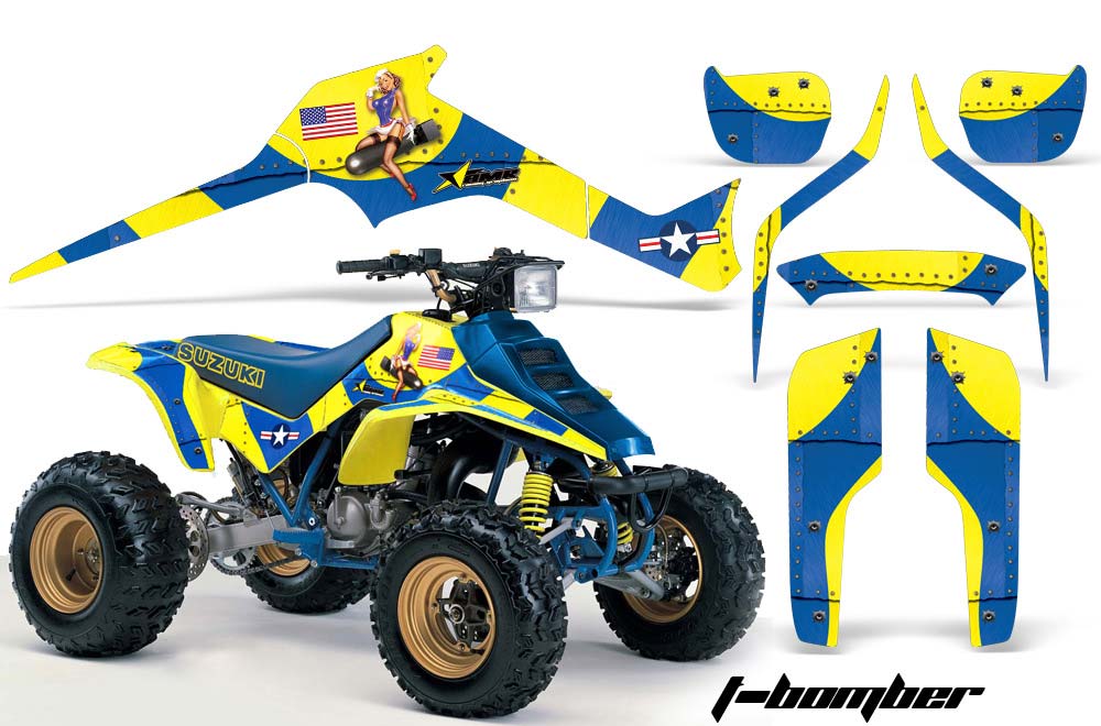 Suzuki LT 250 / 250 R ATV Graphic Kit - 1985-1992 T Bomber Blue