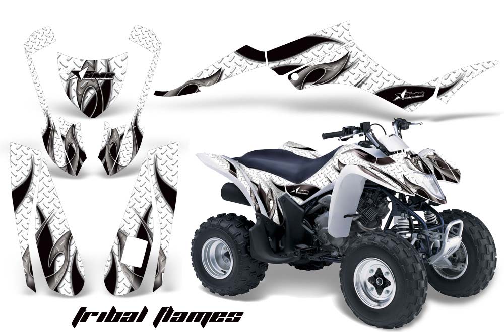 Suzuki LTZ 250 ATV Graphic Kit - 2004-2011 Tribal Flames Black