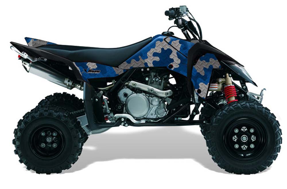 Suzuki LTR 450 ATV Graphic Kit - 2006-2009 Camoplate Blue