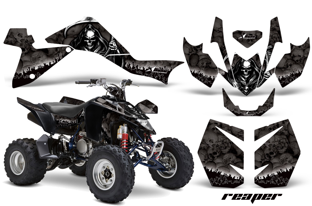 Suzuki LTZ 400 ATV Graphic Kit - 2009-2016 Reaper Black