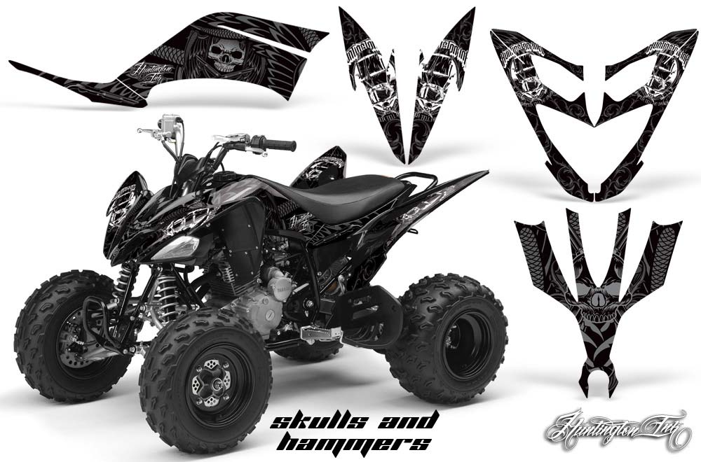 Yamaha Raptor 250 ATV Graphic Kit - 2008-2014 Huntington Ink Black
