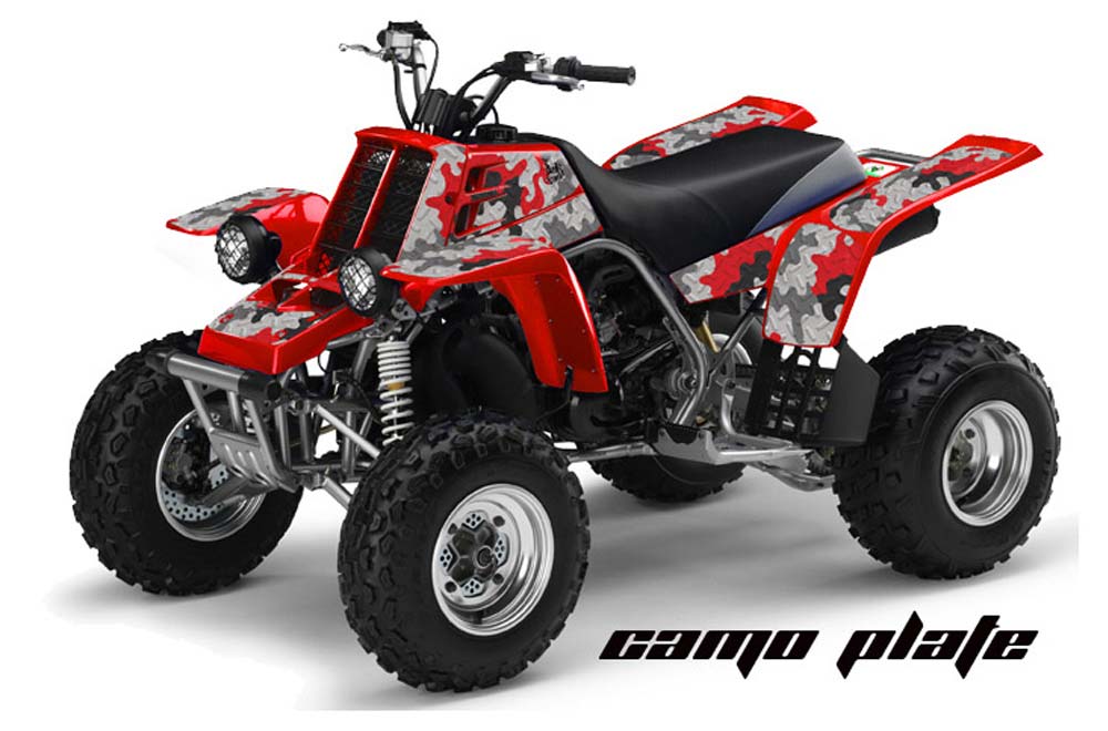 Yamaha Banshee 350 (Full Bore Plastics) ATV Graphic Kit - All Years Camoplate Red