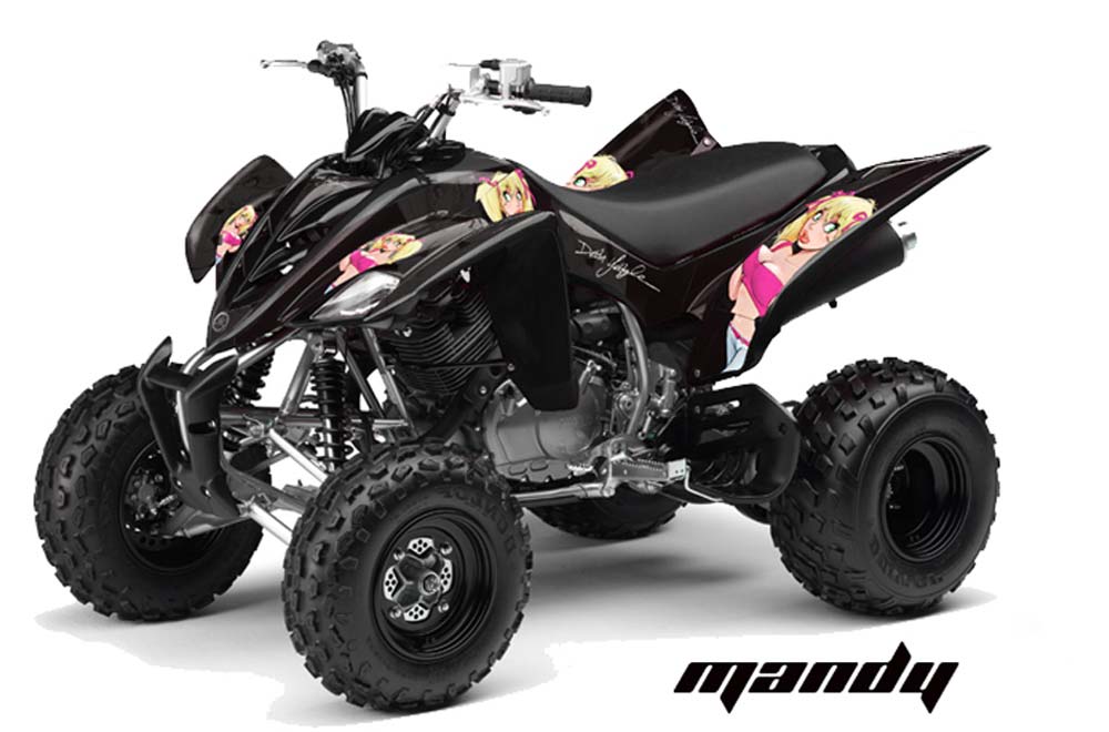 Yamaha Raptor 350 ATV Graphic Kit - 2004-2014 Mandy Pink