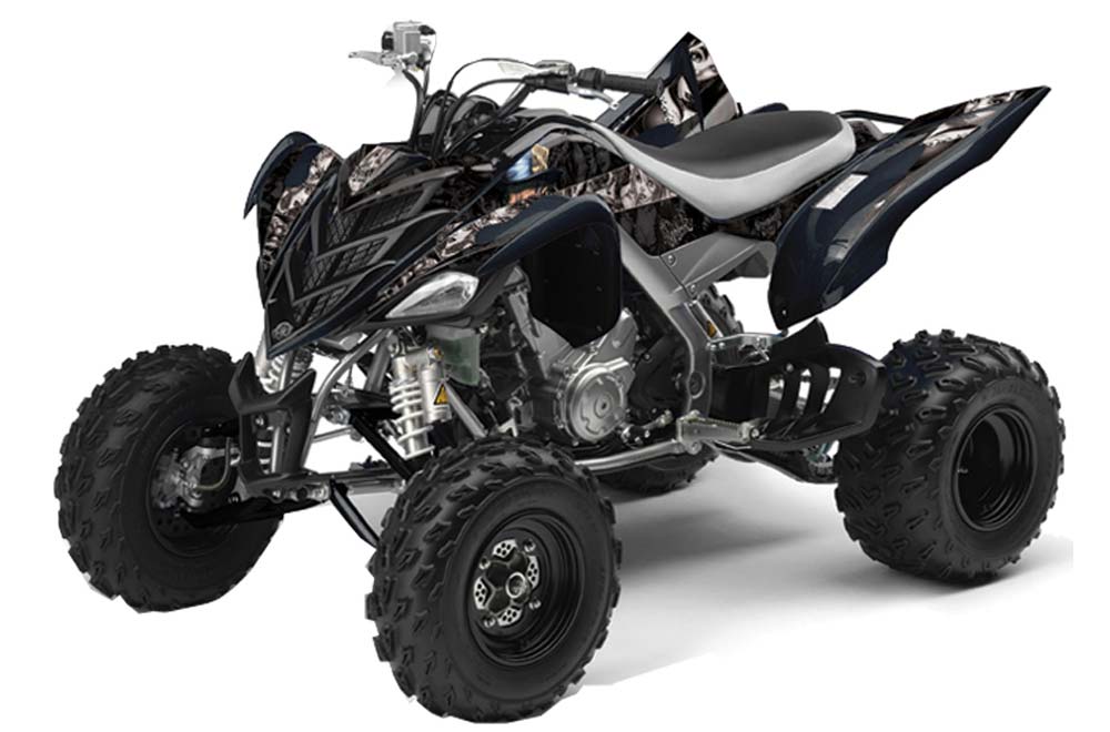 Yamaha Raptor 700 ATV Graphic Kit - 2006-2012 Mad Hatter Black