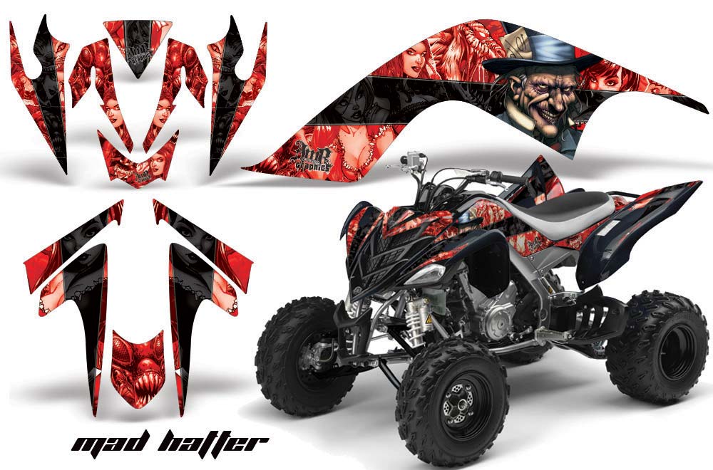 Yamaha Raptor 700 ATV Graphic Kit - 2006-2012 Mad Hatter Blue