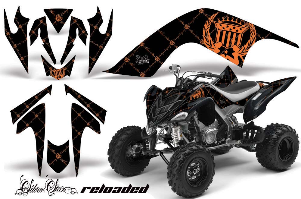 Yamaha Raptor 700 ATV Graphic Kit - 2006-2012 Silver Star - Reloaded Blue
