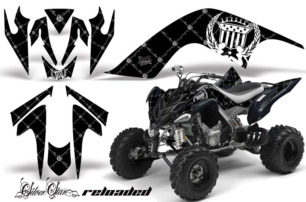 Yamaha Raptor 700 ATV Graphic Kit - 2006-2012 Silver Star - Silverhaze Blue