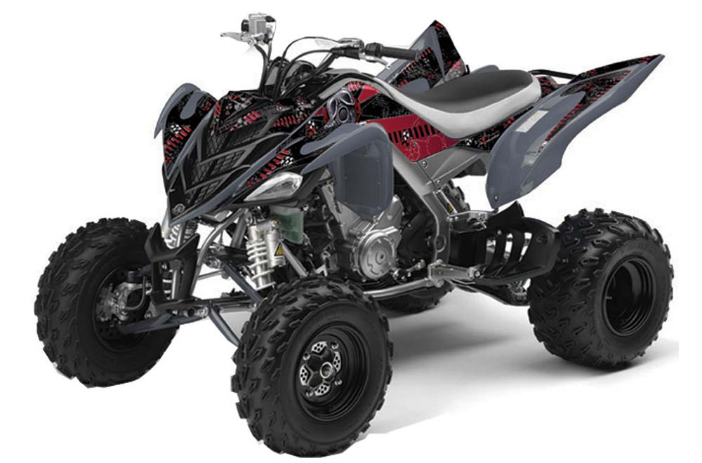 Yamaha Raptor 700 ATV Graphic Kit - 2006-2012 Toxicity Maroon