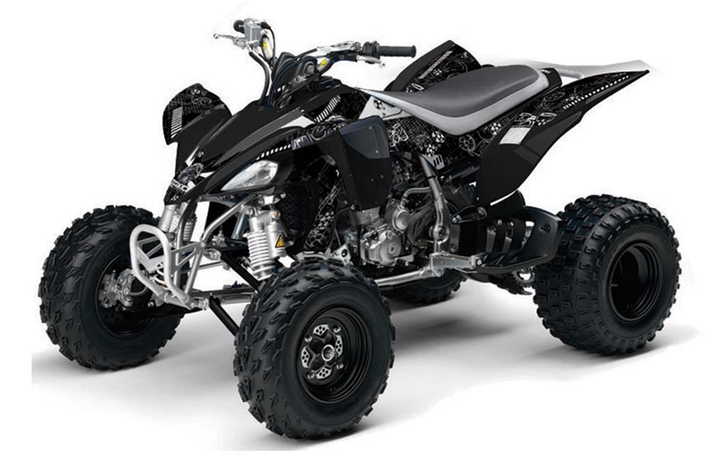 Yamaha YFZ 450 ATV Graphic Kit - 2004-2014 Toxicity White