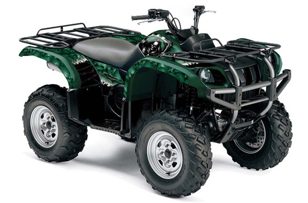Yamaha Grizzly 660 ATV Graphic Kit - All Years Reaper Green