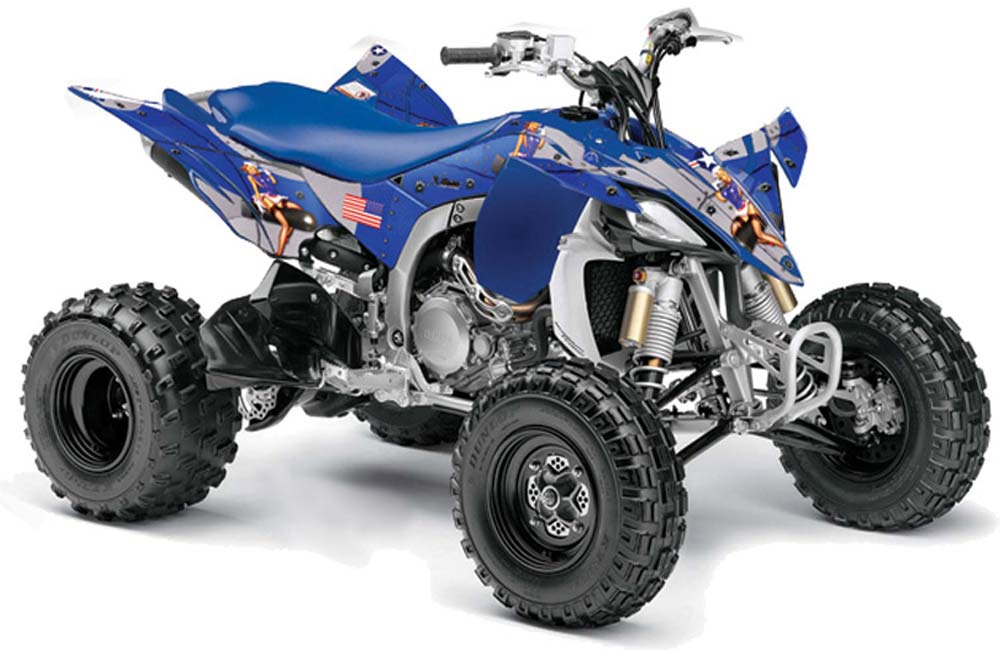 Yamaha YFZ 450SE / 450R ATV Graphic Kit - 2009-2013 T Bomber Blue