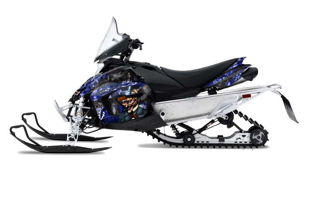 Yamaha Phazer RTX / GT Sled Graphic Kit - 2007-2016 Mad Hatter Blue
