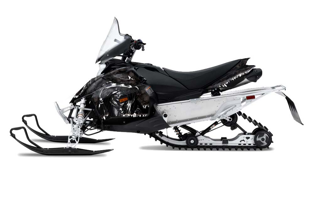 Yamaha Phazer RTX / GT Sled Graphic Kit - 2007-2016 Reaper Black