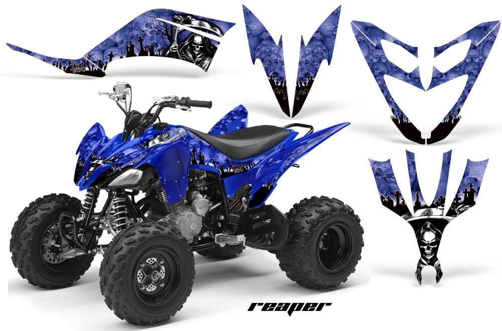Yamaha Raptor 250 ATV Graphic Kit - 2008-2014 Reaper Blue