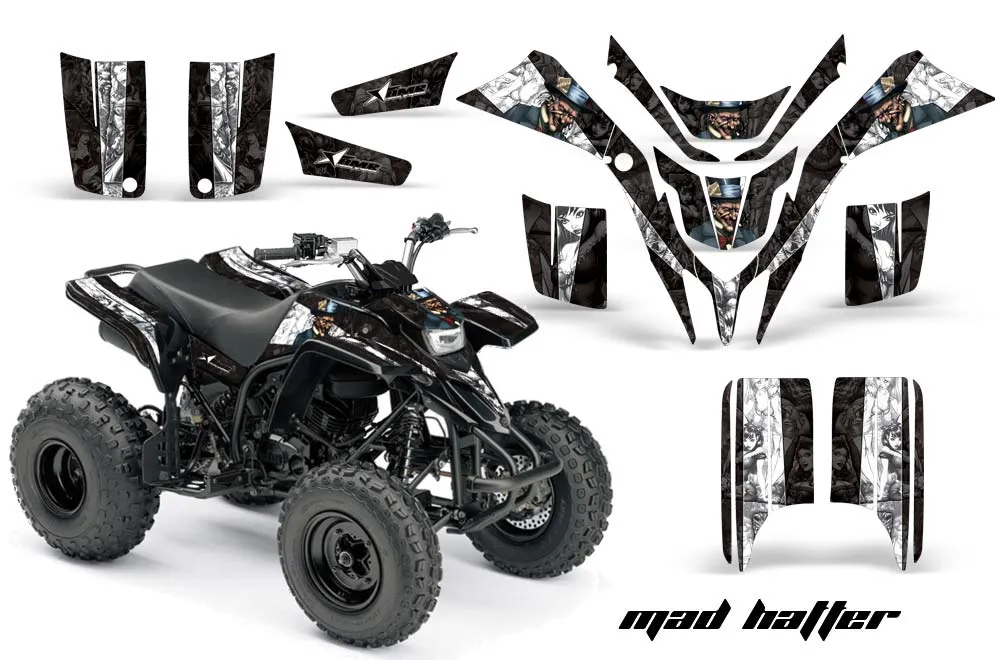 Factory EFX Blaster Swingarm & Airbox Number Plate Decal Kit For Yamaha YFM200 2-Stroke ATV