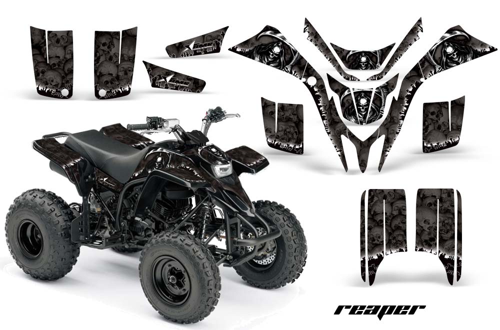 Yamaha Blaster YFS200 ATV Graphic Kit - 1988-2001 Reaper Black