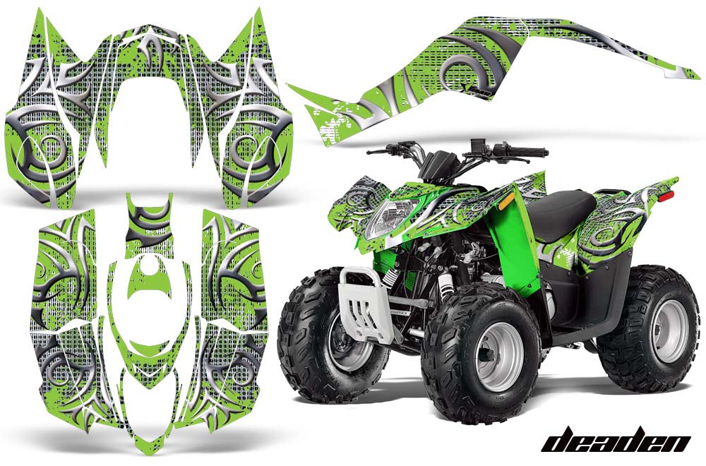 Arctic Cat DVX50 ATV Graphic Kit - 2008-2017 Deaden Green
