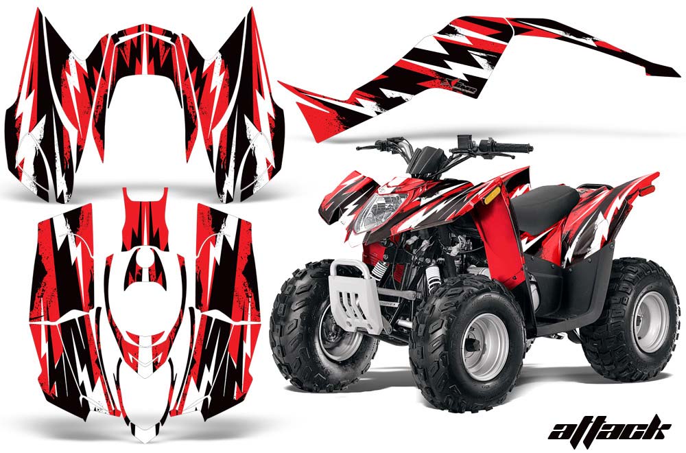 Arctic Cat DVX90 ATV Custom Graphic Kit - 2008-2017