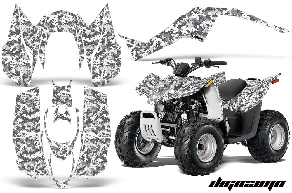 Arctic Cat DVX90 ATV Graphic Kit - 2008-2017 Digi Camo White