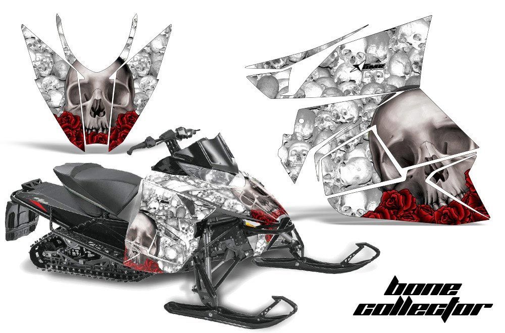 Arctic Cat ProCross Sno Pro Sled Graphic Kit - 2012-2016 Bone Collector White