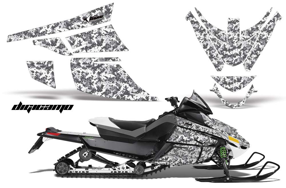 Arctic Cat Z1 Turbo Sled Graphic Kit - 2006-2012 DigiCamo White