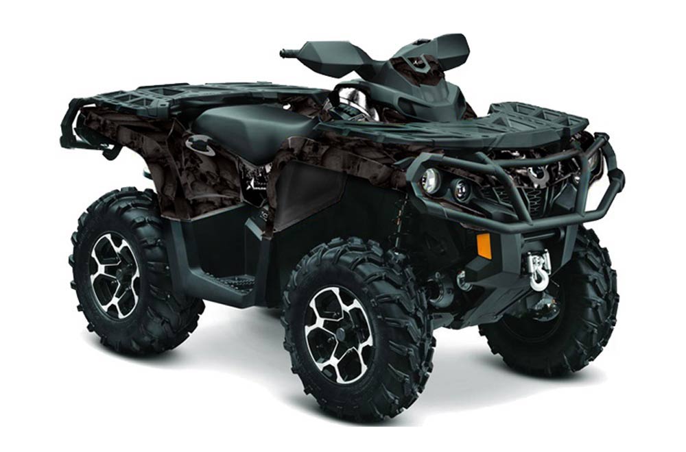 Can Am Outlander XT / DPS / SST ATV Graphic Kit - 2013-2016 Reaper Black