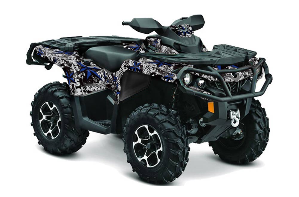 Can Am Outlander XT / DPS / SST ATV Graphic Kit - 2013-2016 Northstar Blue