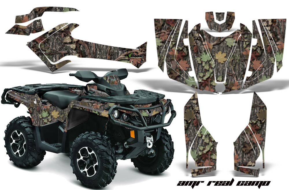 Can Am Outlander XT / DPS / SST ATV Graphic Kit - 2013-2016 Real Camo