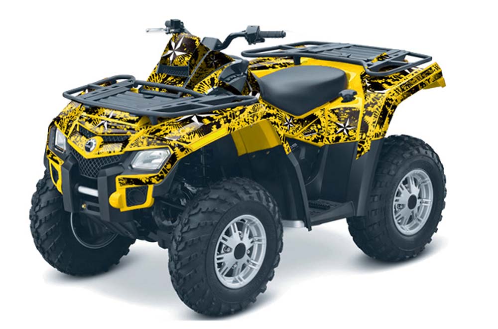 Can Am Outlander EFI 500 / 650 / 800 / 1000 ATV Graphic Kit - 2006-2011 North Star Yellow