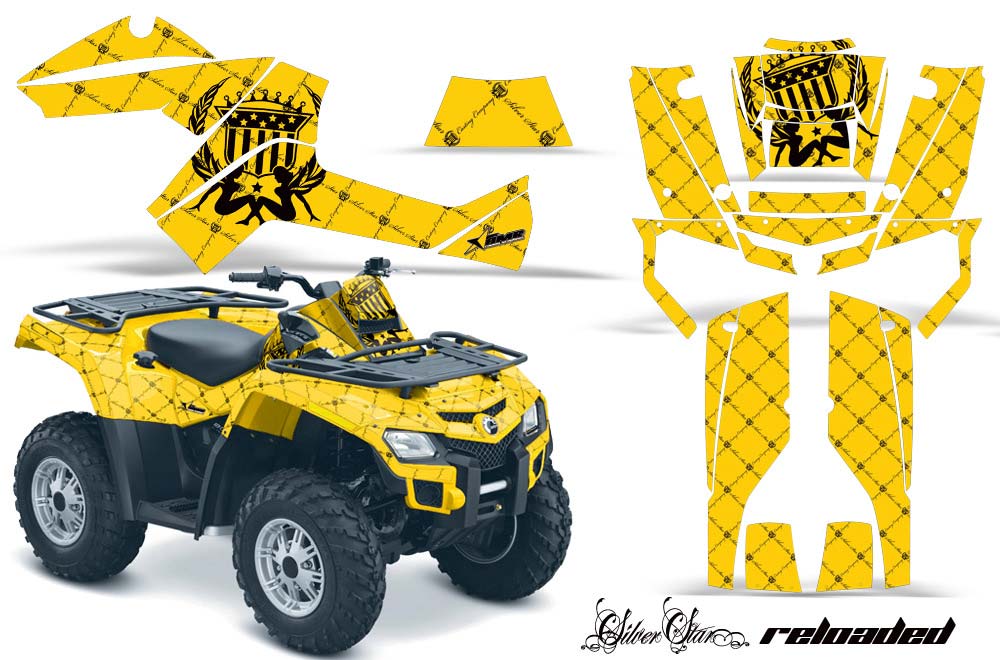 Can Am Outlander EFI 500 / 650 / 800 / 1000 ATV Custom Graphic Kit - 2006-2011