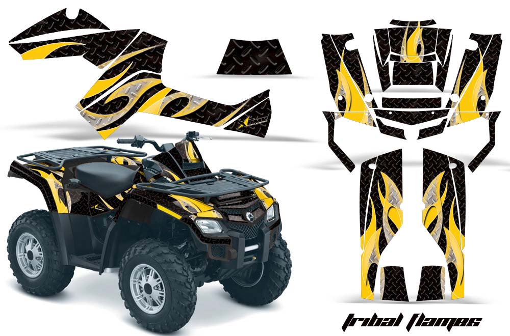 Can Am Outlander EFI 500 / 650 / 800 / 1000 ATV Custom Graphic Kit - 2006-2011