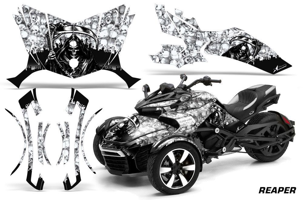 Can Am F3-S Spyder Custom Graphic Kit - All Years