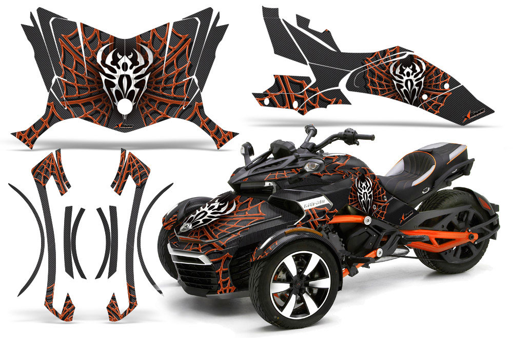 Can Am F3-S Spyder Custom Graphic Kit - All Years