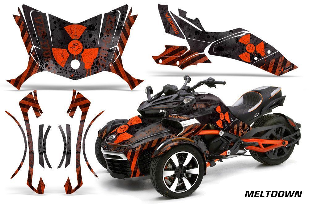 Can Am F3-S Spyder Custom Graphic Kit - All Years