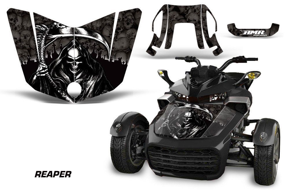 Can Am F3-S Spyder Hood Custom Graphic Kit - All Years
