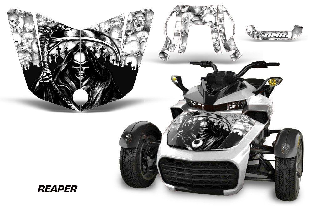 Can Am F3-S Spyder Hood Custom Graphic Kit - All Years