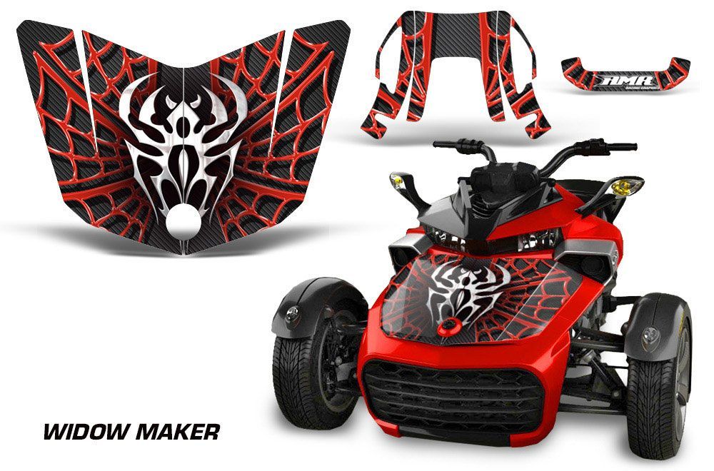 Can Am F3-S Spyder Hood Custom Graphic Kit - All Years