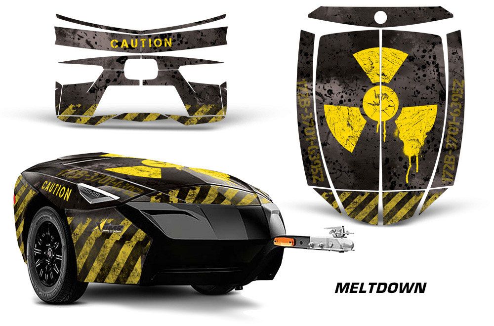 Can Am Spyder Freedom Trailer Custom Graphic Kit - All Years