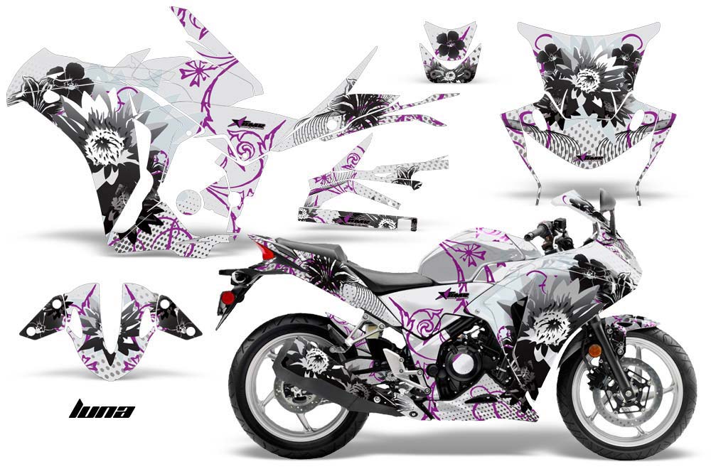 Honda CBR 250R Graphic Kit - 2010-2013 Luna Purple