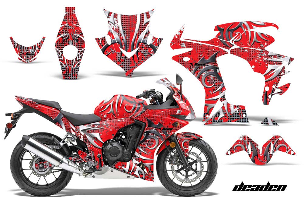 Honda CBR 500R Graphic Kit - 2013-2014 Deaden Red
