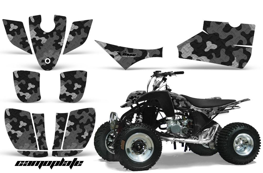 Cobra ECX 50 / 70 / 80 ATV Graphic Kit - All Years Camoplate Black