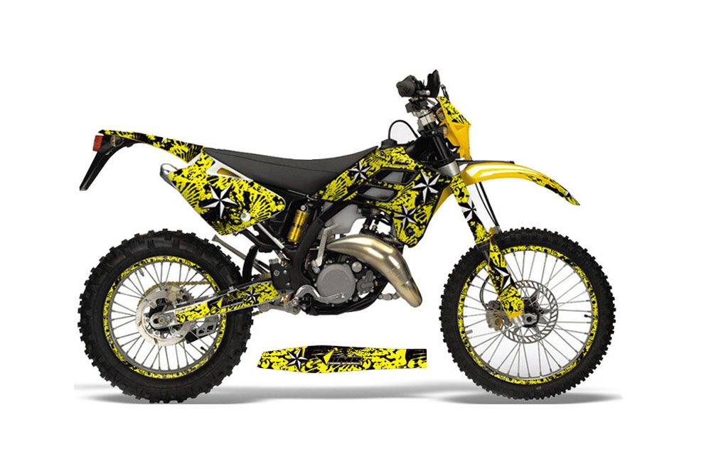 Gas Gas EC 250 Dirt Bike Graphic Kit - 2006-2008 NorthStar - Yellow