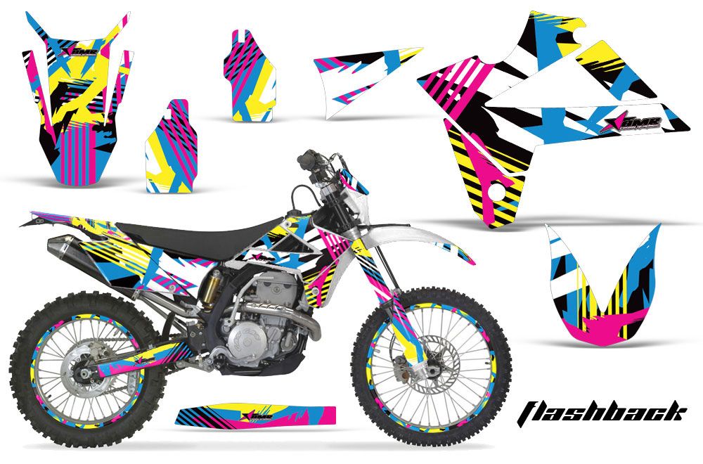 Gas Gas EC 300 Dirt Bike Graphic Kit - 2009-2010 Flashback