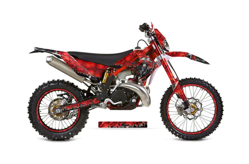 Gas Gas EC 300 Dirt Bike Graphic Kit - 2011-2012 Reaper Red