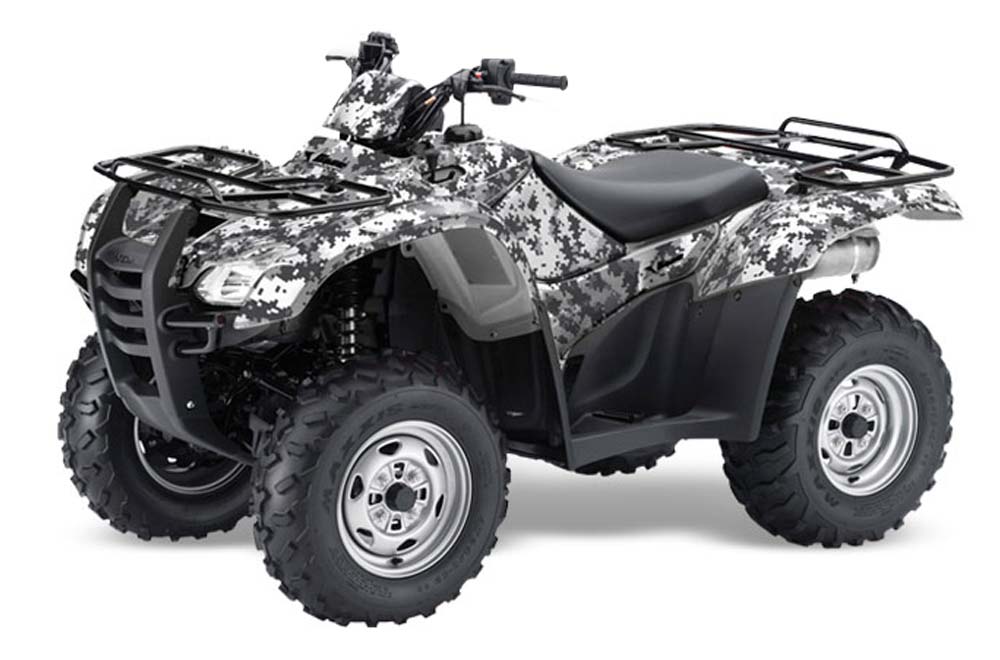 Honda Rancher AT ATV Graphic Kit - 2007-2013 Digi Camo White