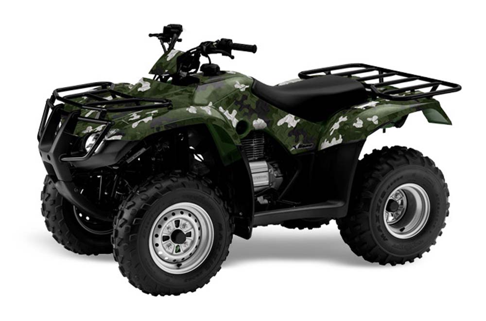 Honda Recon ES Fourtrax ATV Graphic Kit - 2005-2018 Camoplate Green