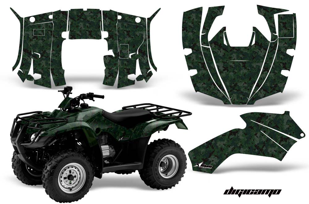 Honda Recon ES Fourtrax ATV Graphic Kit - 2005-2018 Digicamo Green
