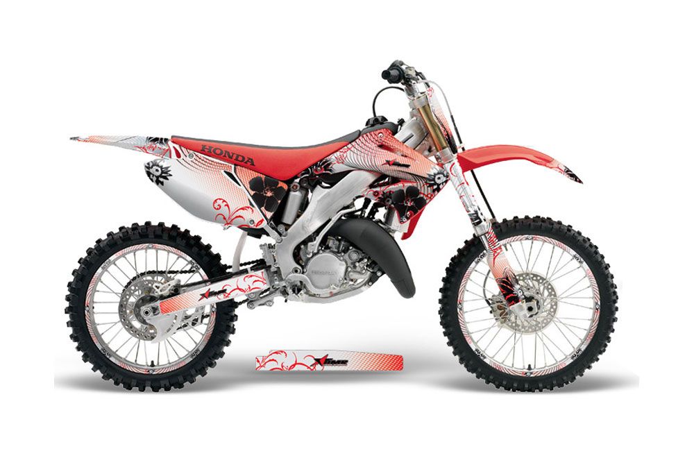 Honda CR125 Dirt Bike Graphic Kit - 1995-2015 Luna Red