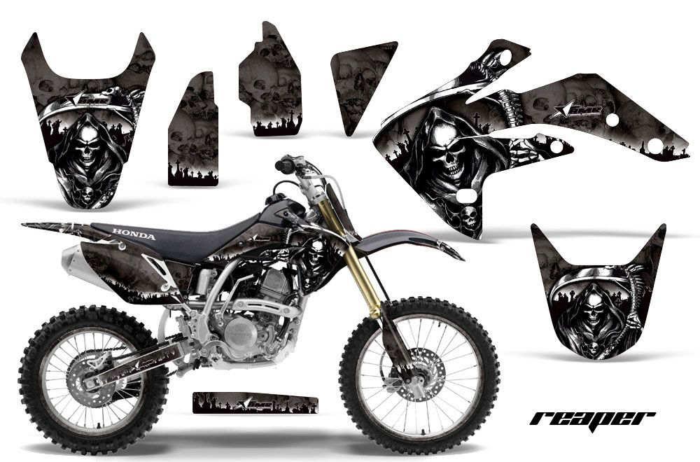 Honda CRF150 R Dirt Bike Graphic Kit - 2007-2016 Reaper Black